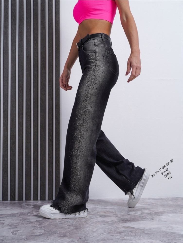 джинсы черные купить в Интернет-магазине Садовод База - цена 1550 руб Садовод интернет-каталог