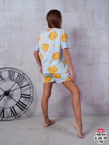 ☑️ Пижама 4в1 (футболка + туника + штаны + шорты) САДОВОД официальный интернет-каталог