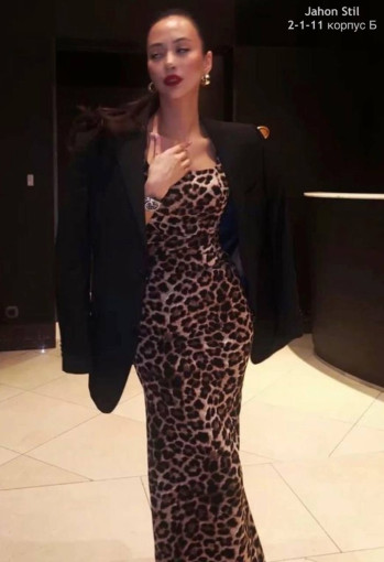 Утонченное, стильное и невероятно женственное миди платье «леопард » САДОВОД официальный интернет-каталог