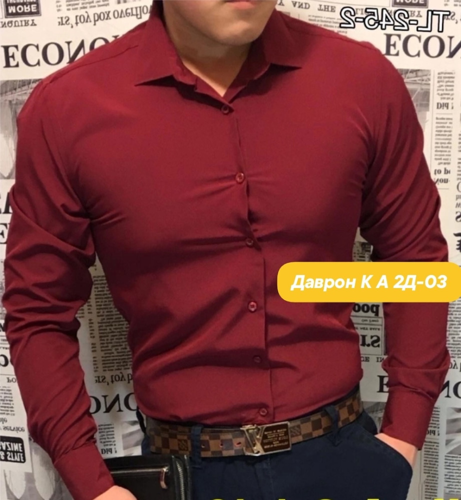 Мужская рубашка красная купить в Интернет-магазине Садовод База - цена 800 руб Садовод интернет-каталог