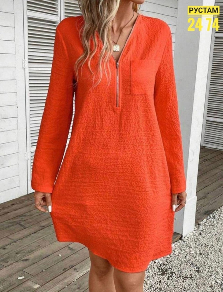 Платье оранжевое купить в Интернет-магазине Садовод База - цена 600 руб Садовод интернет-каталог