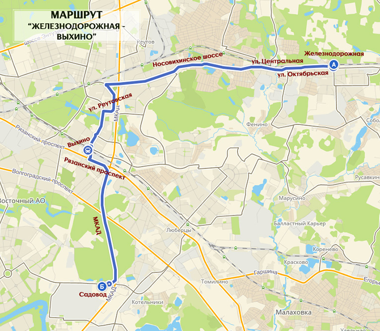 12 автобус железнодорожный. От станции Выхино до садовода. Схема дорога Садовод. Садовод маршрут.