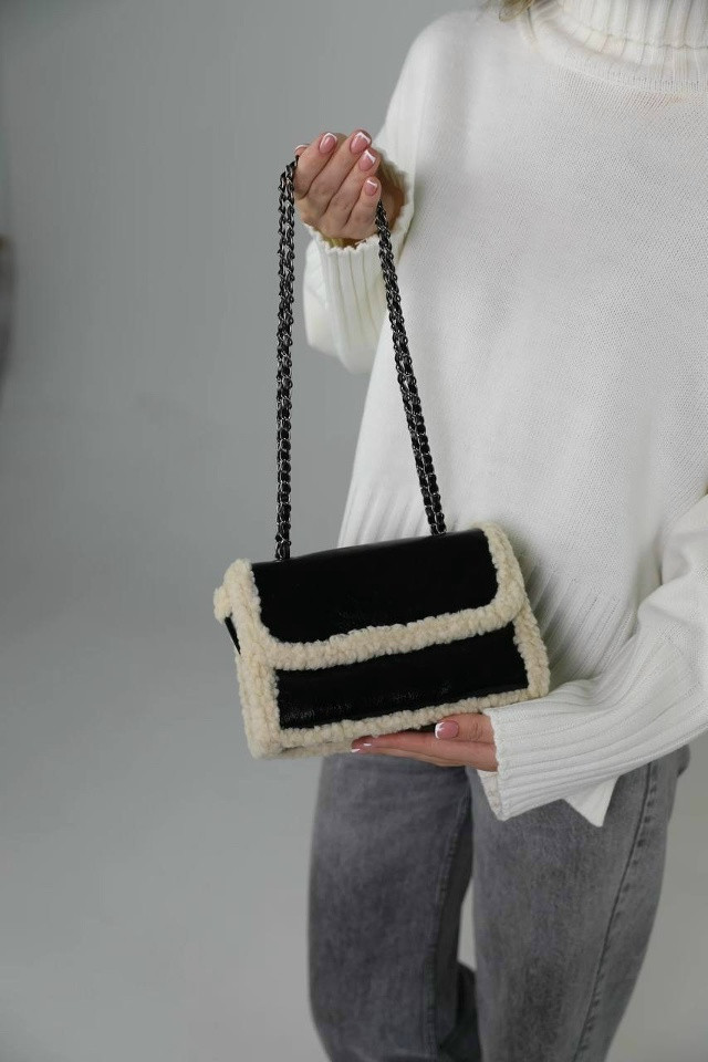 💗Сумка с мехом из эко-кожи купить в Интернет-магазине Садовод База - цена 950 руб Садовод интернет-каталог