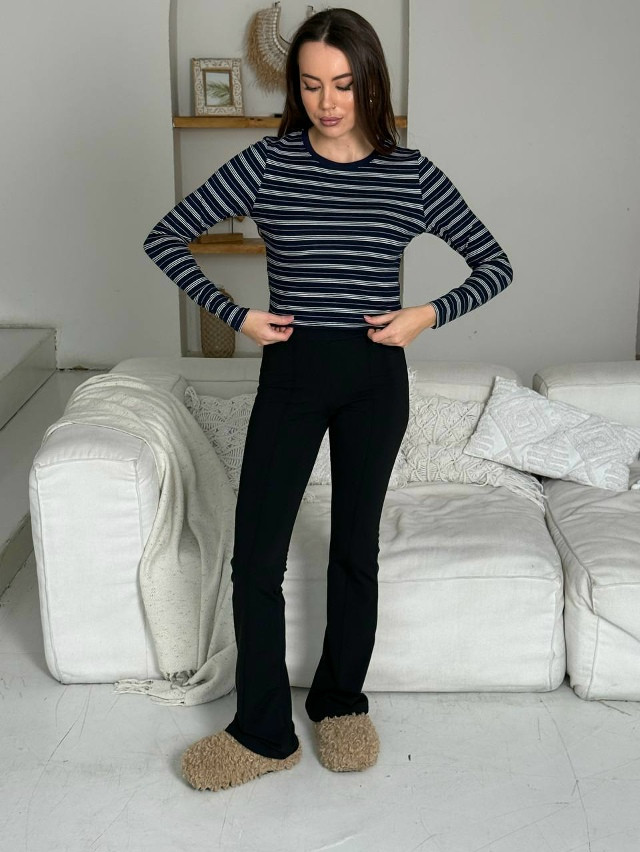 Лонгслив черный