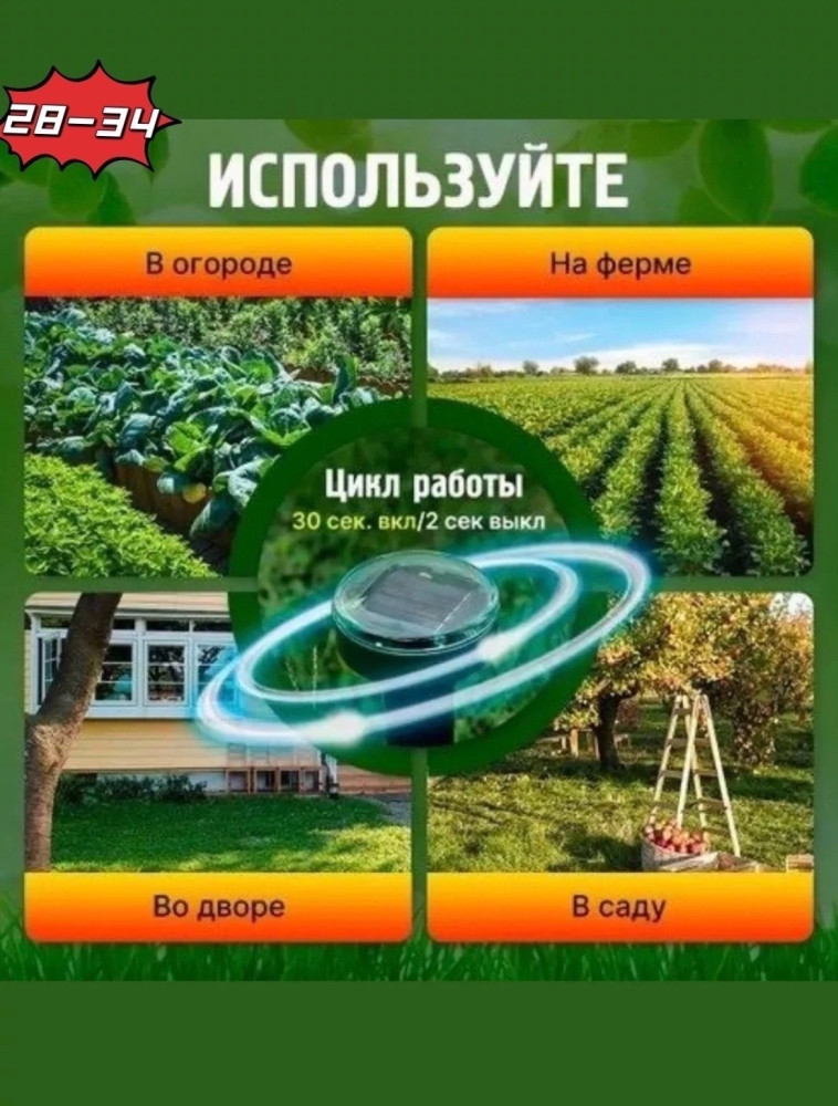 Отпугиватель вредителей купить в Интернет-магазине Садовод База - цена 250 руб Садовод интернет-каталог