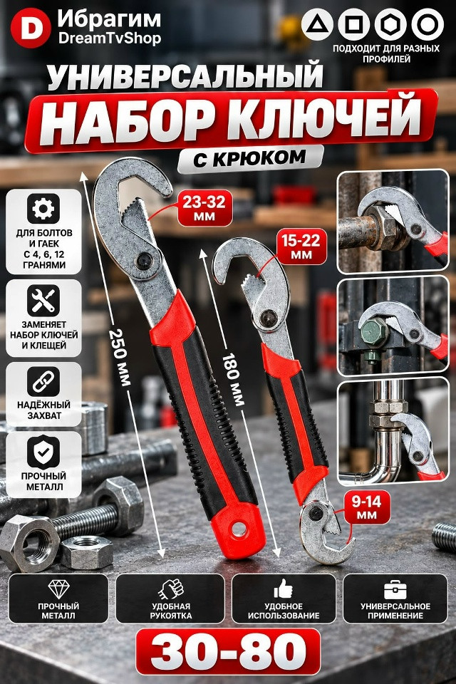 Комплект из двух гаечных ключей купить в Интернет-магазине Садовод База - цена 300 руб Садовод интернет-каталог
