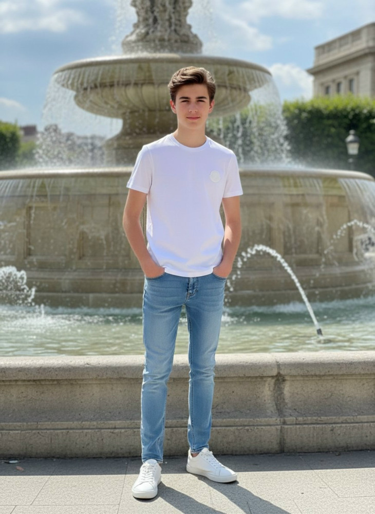 Детская футболка белая