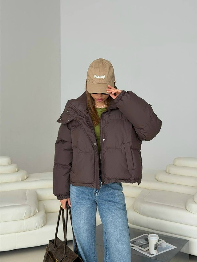 Куртка женская коричневая купить в Интернет-магазине Садовод База - цена 2000 руб Садовод интернет-каталог