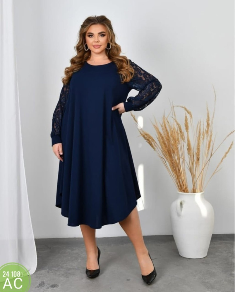 Платье синее купить в Интернет-магазине Садовод База - цена 800 руб Садовод интернет-каталог