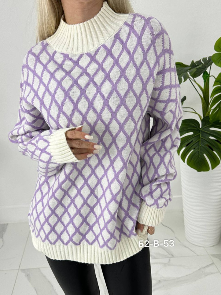 Свитер женский фиолетовый купить в Интернет-магазине Садовод База - цена 700 руб Садовод интернет-каталог