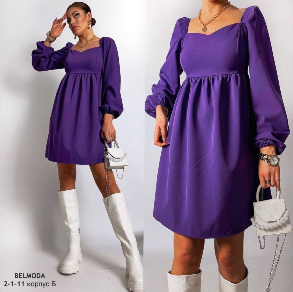 Платье фиолетовое купить в Интернет-магазине Садовод База - цена 500 руб Садовод интернет-каталог
