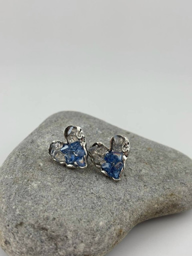 Серьги в форме сердца САДОВОД официальный интернет-каталог