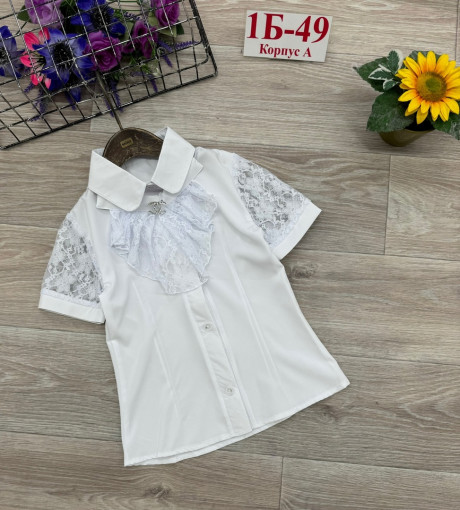 Новая блузка школьная для девочки САДОВОД официальный интернет-каталог
