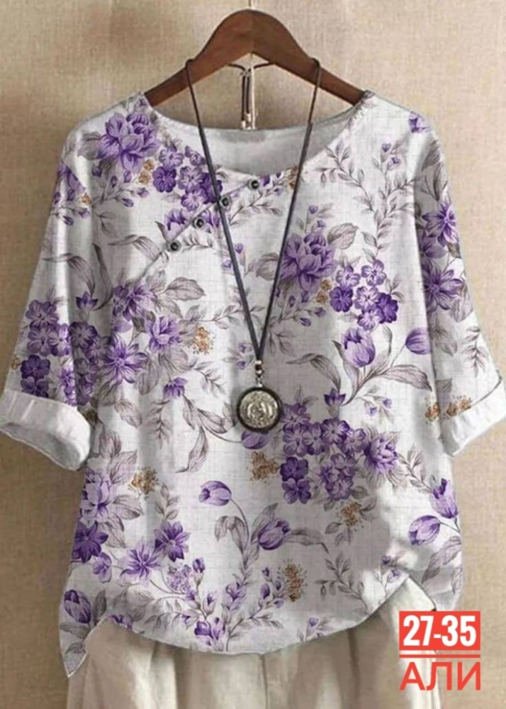 Блузка фиолетовая купить в Интернет-магазине Садовод База - цена 700 руб Садовод интернет-каталог