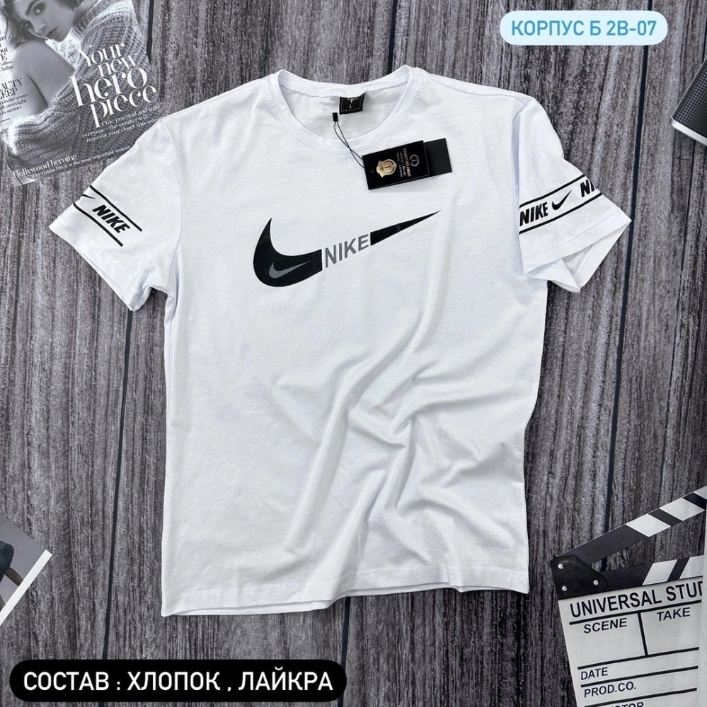 Мужская футболка белая купить в Интернет-магазине Садовод База - цена 400 руб Садовод интернет-каталог