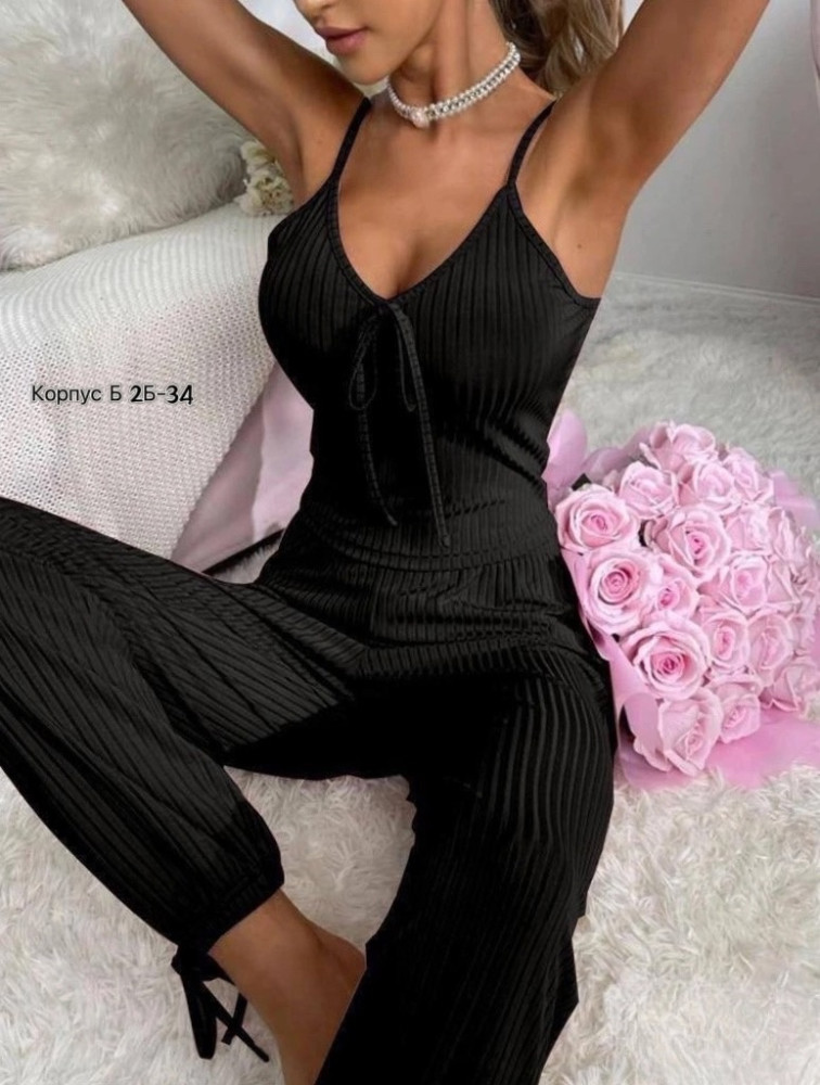 Пижама черная купить в Интернет-магазине Садовод База - цена 850 руб Садовод интернет-каталог