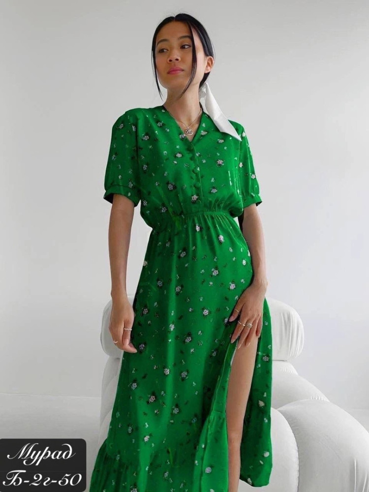 Платье зеленое купить в Интернет-магазине Садовод База - цена 750 руб Садовод интернет-каталог