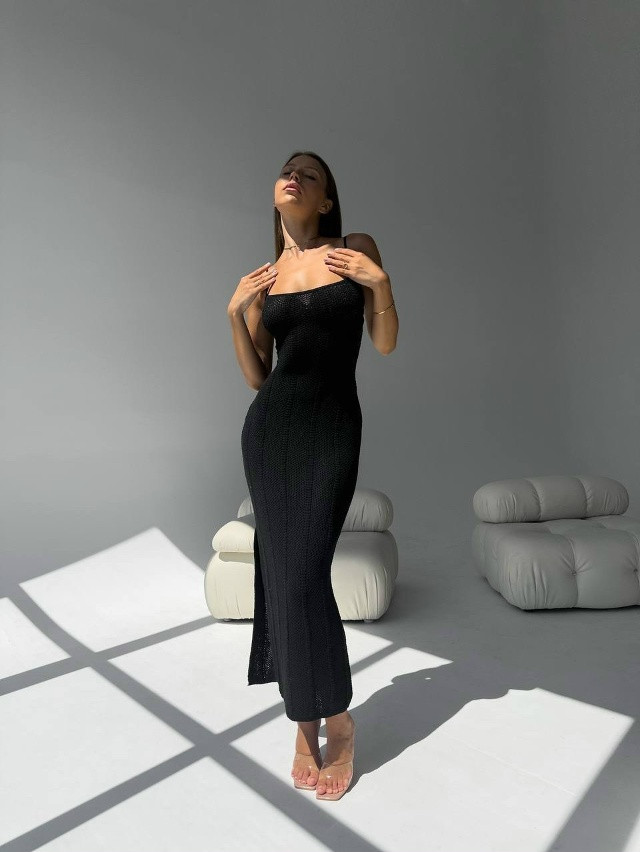 Платье черное купить в Интернет-магазине Садовод База - цена 1100 руб Садовод интернет-каталог