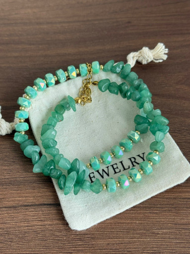 💗Колье из натурального кварца  «Мерида» САДОВОД официальный интернет-каталог