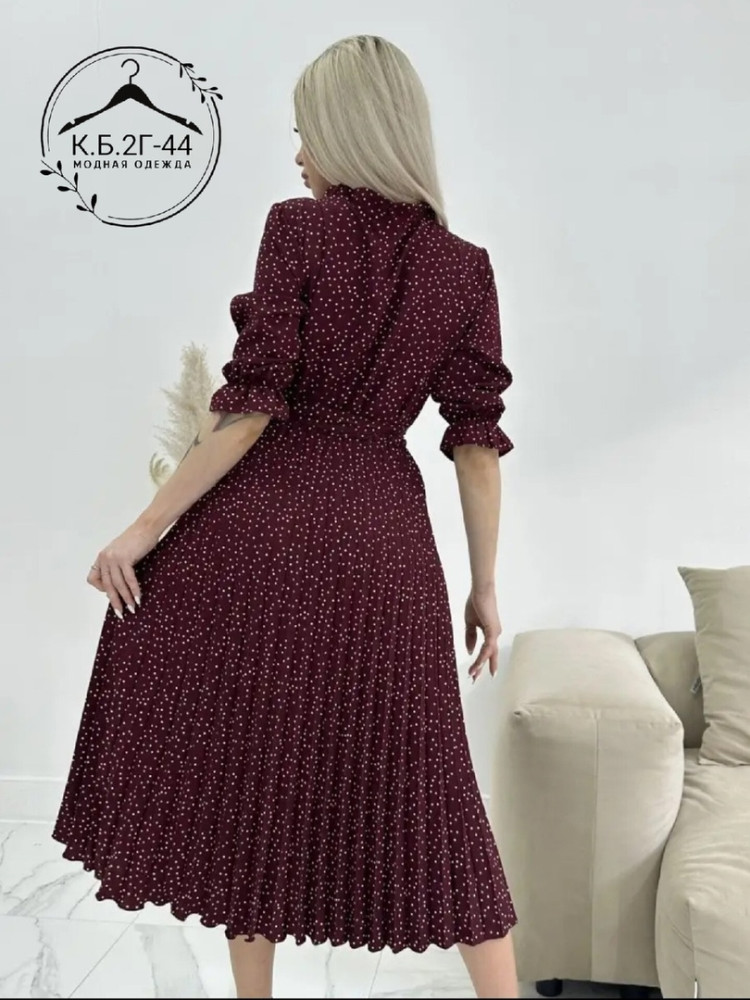 Платье бордовое купить в Интернет-магазине Садовод База - цена 299 руб Садовод интернет-каталог