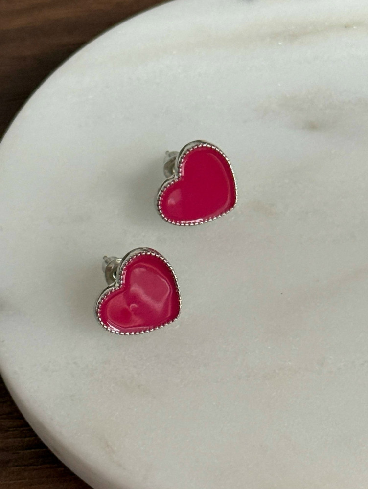 🖇️ Серьги «Сердца» купить в Интернет-магазине Садовод База - цена 150 руб Садовод интернет-каталог