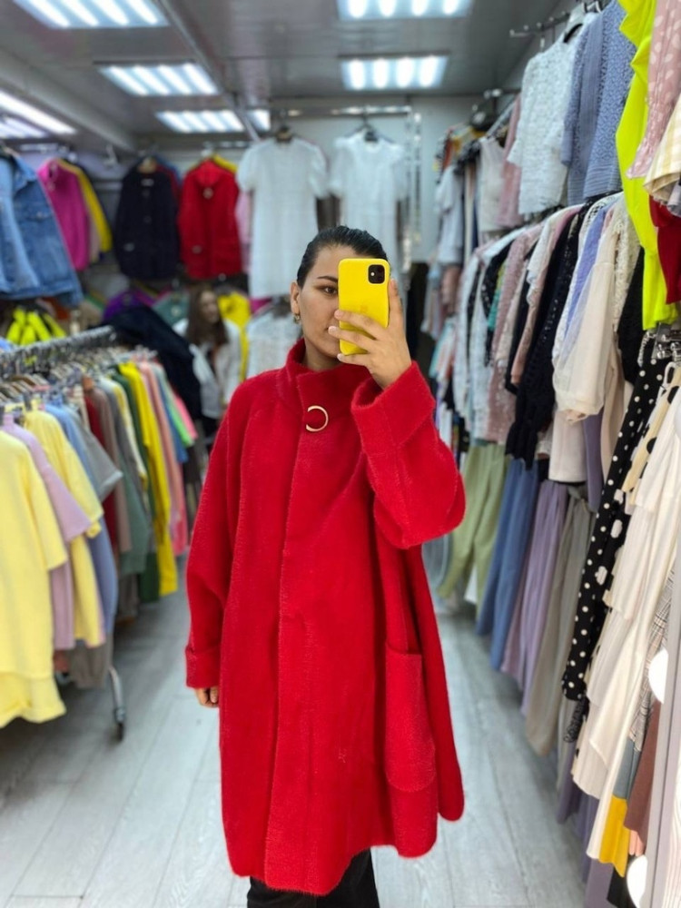Женское пальто красное купить в Интернет-магазине Садовод База - цена 3000 руб Садовод интернет-каталог