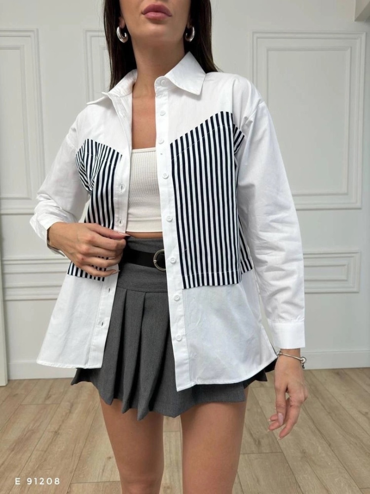 Женская рубашка белая купить в Интернет-магазине Садовод База - цена 1300 руб Садовод интернет-каталог