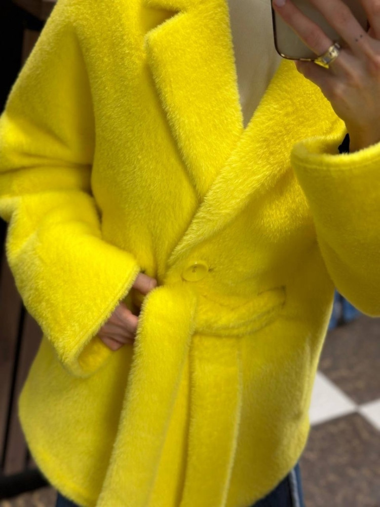 Женское пальто желтое купить в Интернет-магазине Садовод База - цена 3800 руб Садовод интернет-каталог
