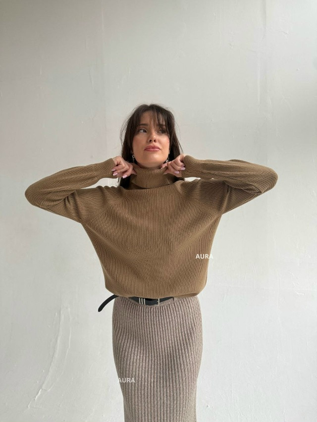 Свитер женский коричневый купить в Интернет-магазине Садовод База - цена 1400 руб Садовод интернет-каталог