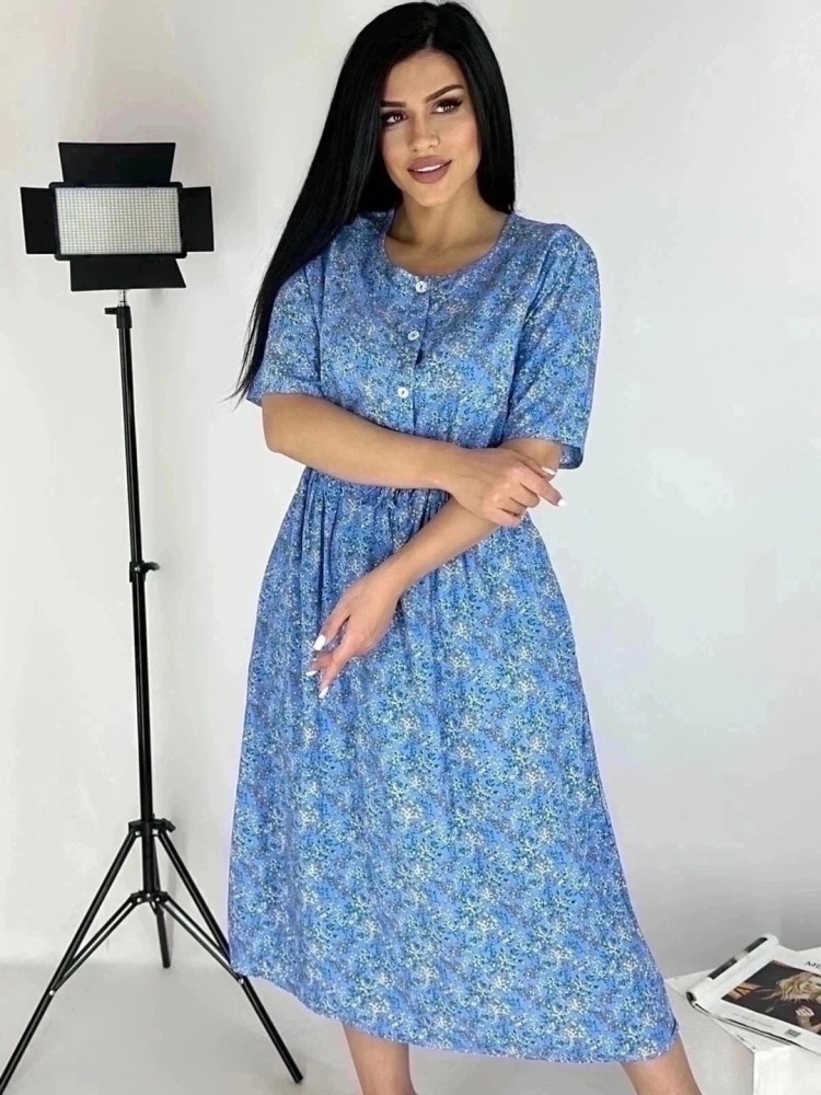 Платье голубое купить в Интернет-магазине Садовод База - цена 900 руб Садовод интернет-каталог