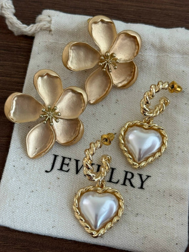 Винтажные серьги цветы САДОВОД официальный интернет-каталог