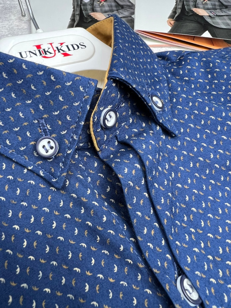 Детская рубашка синяя купить в Интернет-магазине Садовод База - цена 350 руб Садовод интернет-каталог