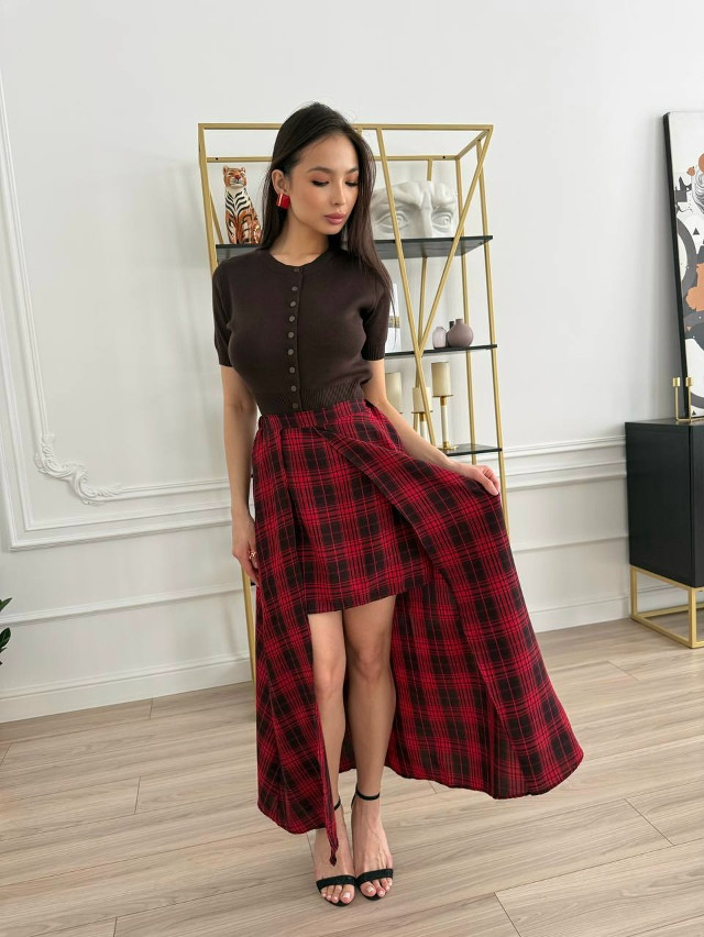 Юбка красная купить в Интернет-магазине Садовод База - цена 1400 руб Садовод интернет-каталог