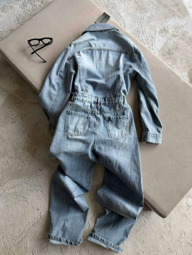 Женский комбинезон синий купить в Интернет-магазине Садовод База - цена 5000 руб Садовод интернет-каталог