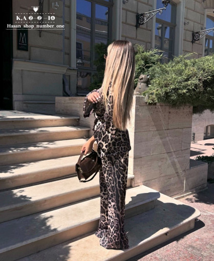 Леопардовый костюм в стиле кимоно ❤️‍🔥 САДОВОД официальный интернет-каталог