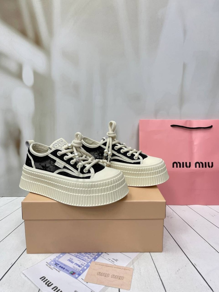 😍КЕДЫ  MIU MIU😍 купить в Интернет-магазине Садовод База - цена 4000 руб Садовод интернет-каталог