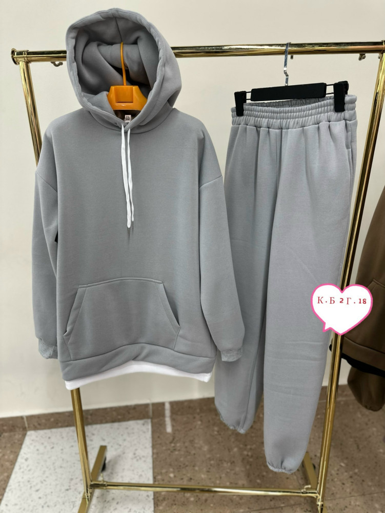 Женский костюм серый купить в Интернет-магазине Садовод База - цена 1300 руб Садовод интернет-каталог