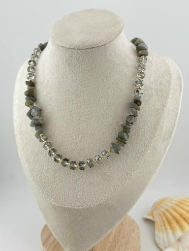 💗Колье из натурального кварца  «Мерида» САДОВОД официальный интернет-каталог