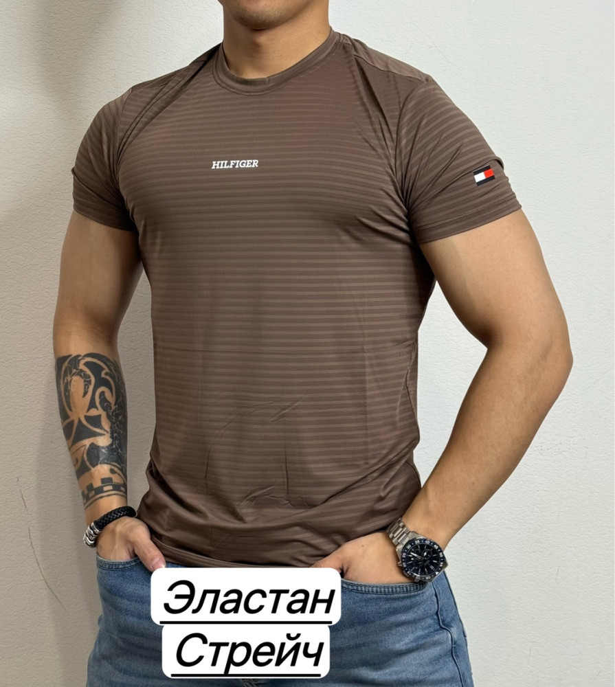 Футболка для мужчин, эластан купить в Интернет-магазине Садовод База - цена 400 руб Садовод интернет-каталог