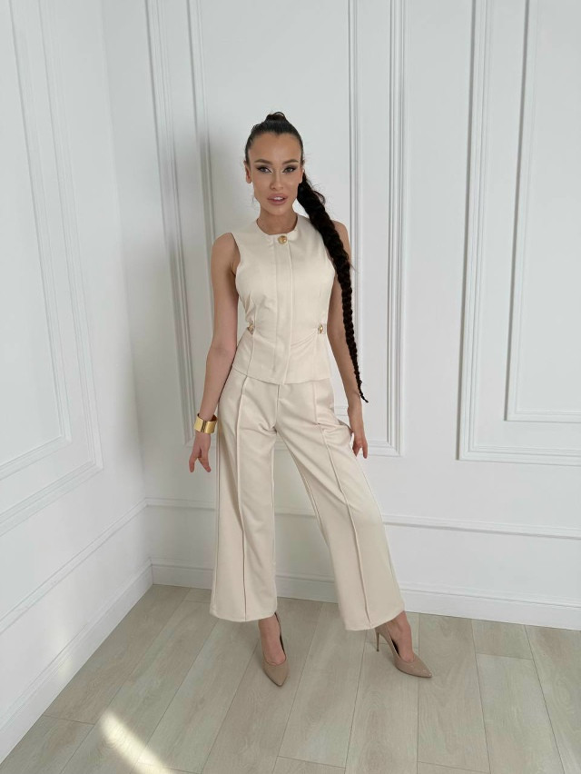 Женский костюм молочный купить в Интернет-магазине Садовод База - цена 2300 руб Садовод интернет-каталог