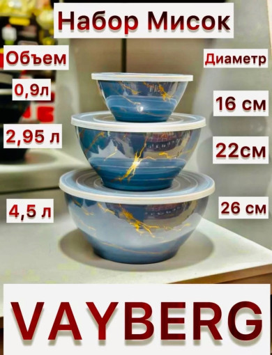 Набор Мисок САДОВОД официальный интернет-каталог
