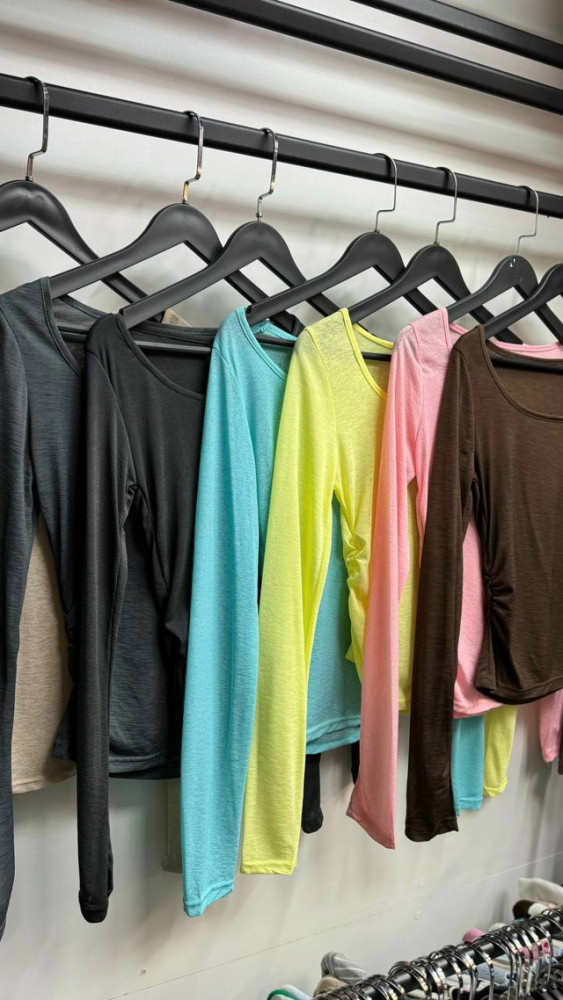 Лонгслив бирюзовый купить в Интернет-магазине Садовод База - цена 550 руб Садовод интернет-каталог