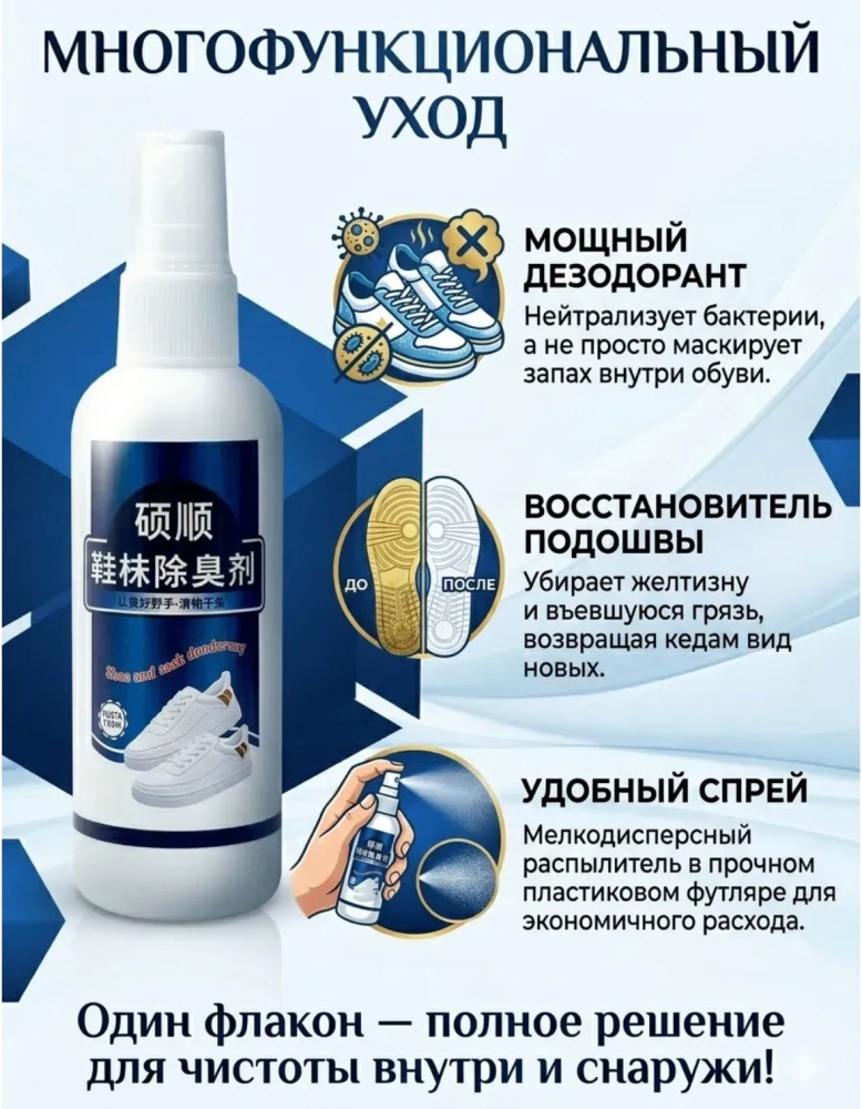 Средство для обуви купить в Интернет-магазине Садовод База - цена 80 руб Садовод интернет-каталог