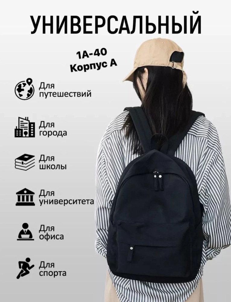 рюкзак черный купить в Интернет-магазине Садовод База - цена 700 руб Садовод интернет-каталог