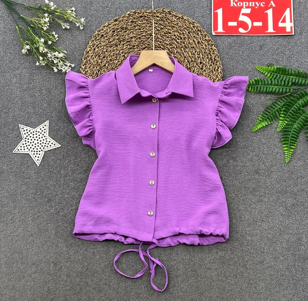 Блузка фиолетовая купить в Интернет-магазине Садовод База - цена 250 руб Садовод интернет-каталог