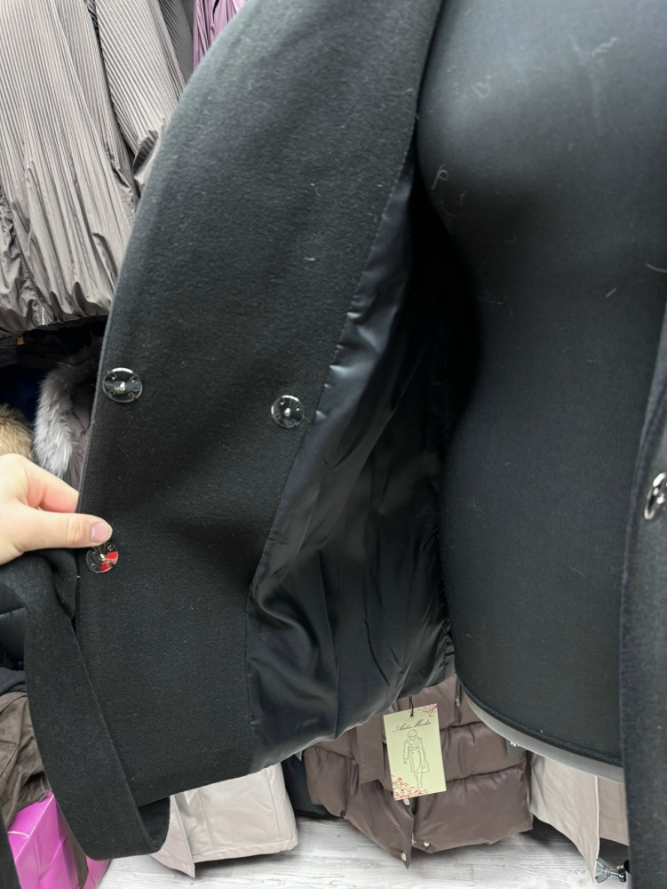 Женское пальто черное купить в Интернет-магазине Садовод База - цена 6500 руб Садовод интернет-каталог