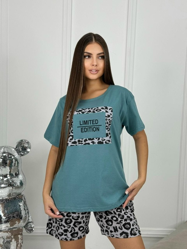 пижама синяя