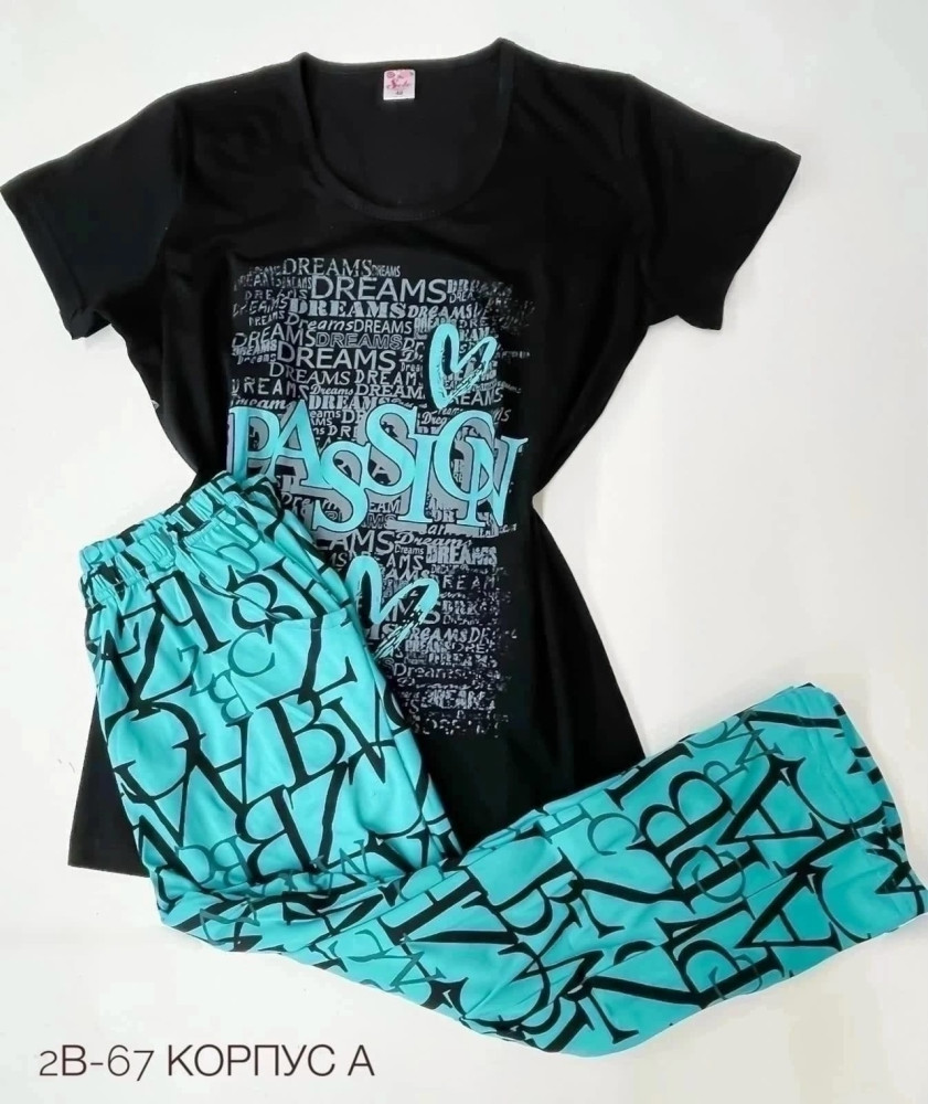 пижама черная