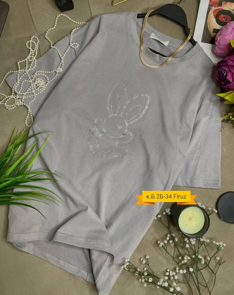 Женская футболка светло-серая купить в Интернет-магазине Садовод База - цена 800 руб Садовод интернет-каталог