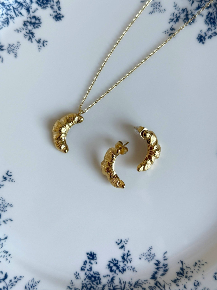 🤍 Колье «Круассанчик» купить в Интернет-магазине Садовод База - цена 300 руб Садовод интернет-каталог